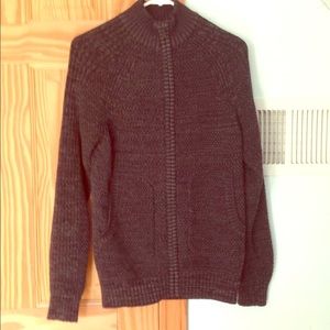 APT 9 Luxurious Black Zip-Up Cardigan